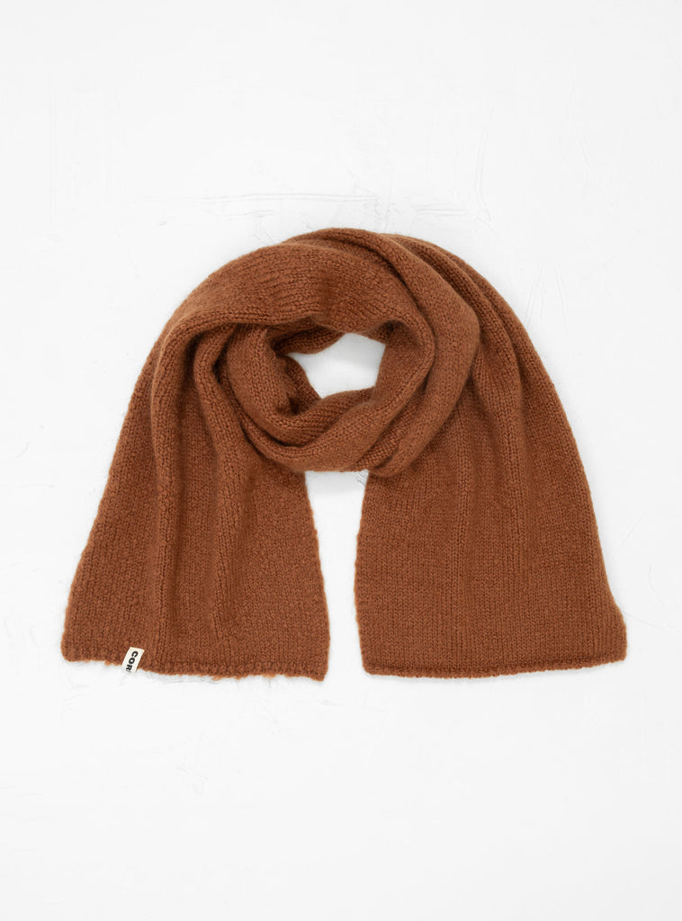 Mohair Scarf Toffee Brown