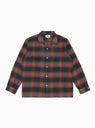 Vincent Shirt Red & Green Ombre Check