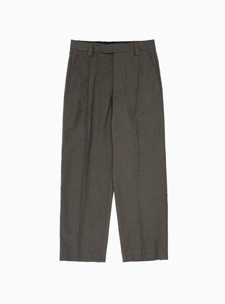 Service Trousers Grey Mud Stripe by mfpen | Couverture & The Garbstore