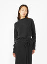 Nimbus Cropped Sweater Black by Himalayan Cashmere | Couverture & The Garbstore