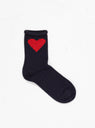 Love Cashmere Crew Socks Navy
