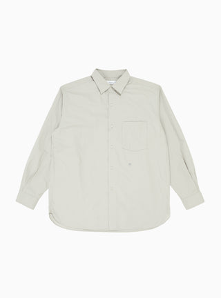 Wind Regular Collar Shirt Light Grey by nanamica | Couverture & The Garbstore