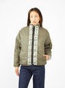 Do-Gi Sashiko Boa Fleece Reversible Jacket Ecru by Kapital | Couverture & The Garbstore