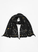 Constellation Scarf Black by Kapital | Couverture & The Garbstore