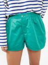 Outline Pyjama Shorts Green