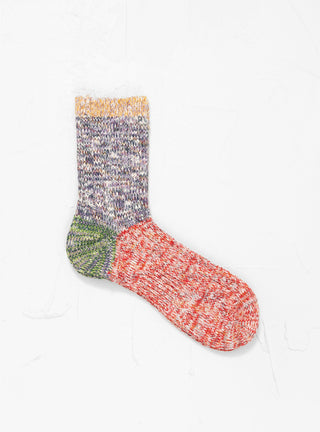 Two Tone Twister Mottled Socks Red by Mauna Kea | Couverture & The Garbstore