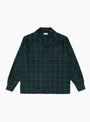 Work Over Shirt Green & Navy Tartan by Reception | Couverture & The Garbstore