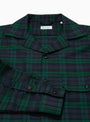 Work Over Shirt Green & Navy Tartan by Reception | Couverture & The Garbstore