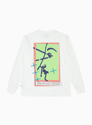 Breathin' T-shirt White by Reception | Couverture & The Garbstore