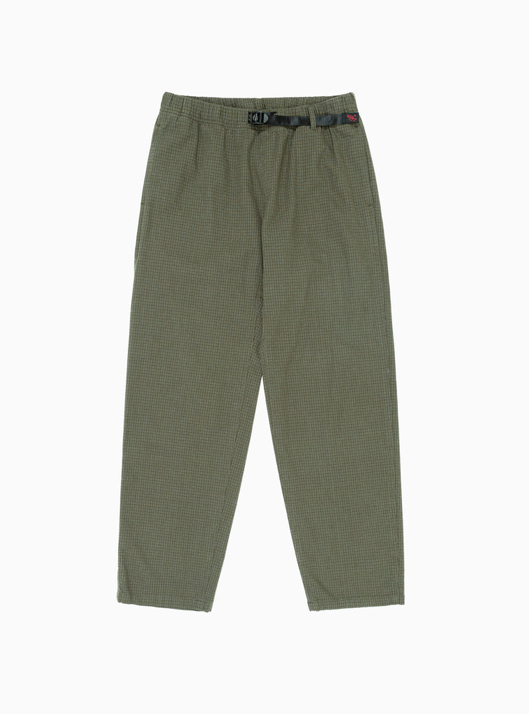 O.G. Dyed Woven Dobby Jam Trousers Olive Check