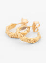 Roca Small Gold-Plated Bronze Hoop Earrings