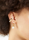 Grosso Perla Gold-Plated Bronze Ear Cuff