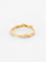 Lava Band Gold-Plated Bronze Ring