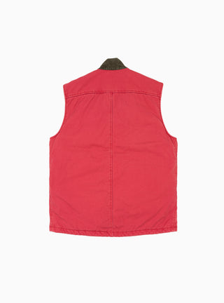 Dotera Canvas Vest Pink & Red by Kapital | Couverture & The Garbstore