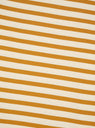 Organic T-shirt Gold & Ecru Stripe