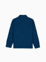 Check Mate Flannel Zip Over Shirt Navy