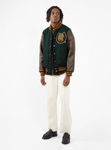 Mustang Varsity Jacket Green & Brown by One of These Days | Couverture & The Garbstore