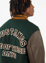 Mustang Varsity Jacket Green & Brown by One of These Days | Couverture & The Garbstore