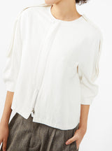Twill Blouse Off White by TOGA ARCHIVES | Couverture & The Garbstore