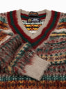 x gim Cricket Fair Isle Sweater Beige & Red