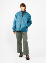 Reversible Ripstop Puffer Jacket Sax Blue by Beams Plus | Couverture & The Garbstore