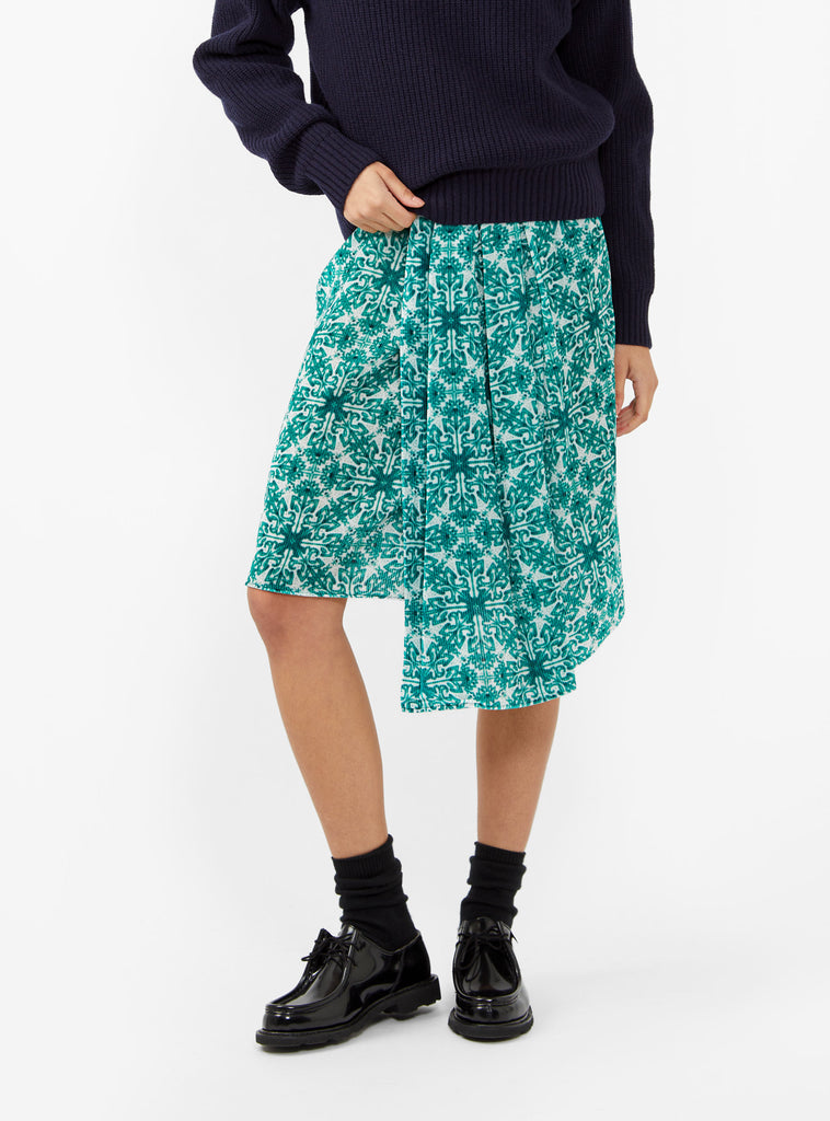 Surati Skirt Sea Green