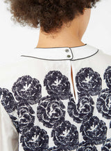Flair Top White & Navy by Minä Perhonen | Couverture & The Garbstore