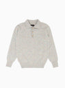 Ghost Pressure Polo Sweater Galaxy Grey by Howlin' | Couverture & The Garbstore