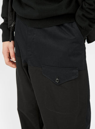 Field Herringbone Twill Trousers Black by Engineered Garments | Couverture & The Garbstore