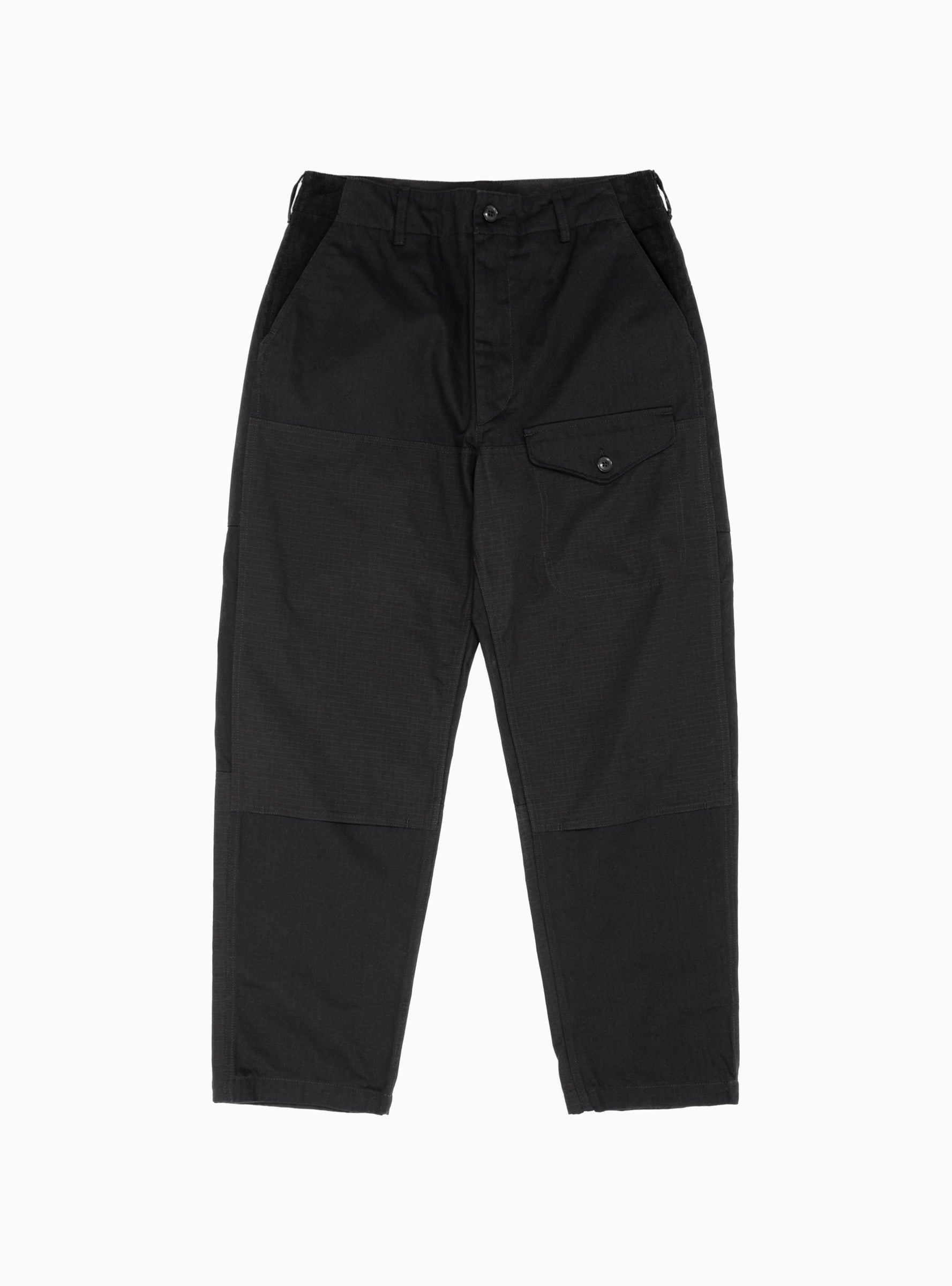 Field Herringbone Twill Trousers Black by Engineered Garments ...
