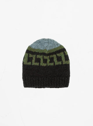 Hand Knit Pattern Beanie Black by Sublime | Couverture & The Garbstore