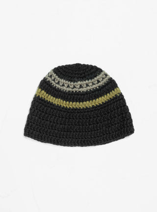 Hand Knit Roll Beanie Black by Sublime | Couverture & The Garbstore