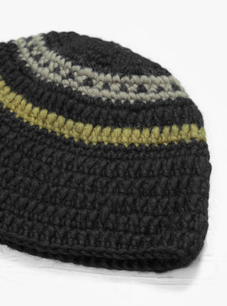 Hand Knit Roll Beanie Black by Sublime | Couverture & The Garbstore