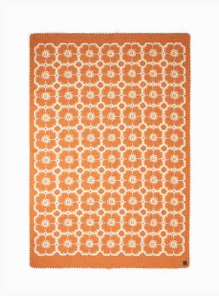Anemone Blanket Large Orange by Minä Perhonen | Couverture & The Garbstore