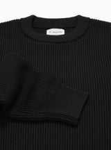 Extra Fine Wool Sweater Black by Yonetomi | Couverture & The Garbstore