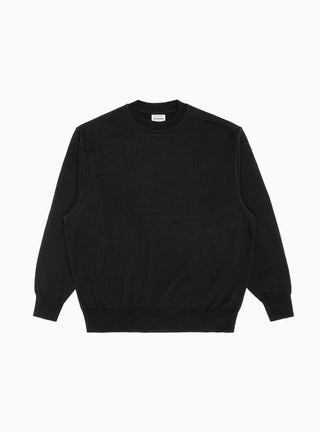 Wave Cotton Sweatshirt Black by Yonetomi | Couverture & The Garbstore