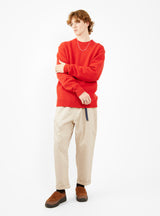 Soft Lambswool Sweater Red by YONETOMI | Couverture & The Garbstore