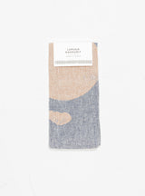 Hietsu Towel Blue & Cinnamon by Lapuan Kankurit | Couverture & The Garbstore