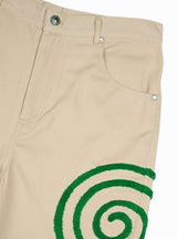 Swirls Twill Trousers Khaki by Brain Dead | Couverture & The Garbstore