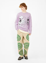Swirls Twill Trousers Khaki by Brain Dead | Couverture & The Garbstore
