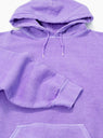 Pigment Dyed Hoodie Purple