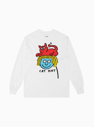 Cat Hat T-shirt White by Towncraft | Couverture & The Garbstore