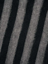 Fuzzy Threadbare Sweater Black Stripe