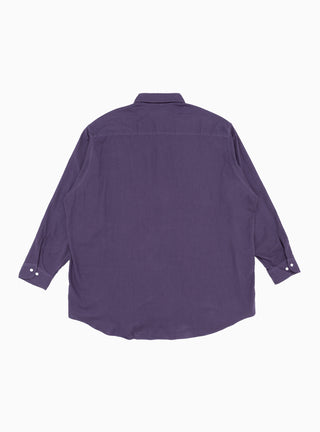 Cotton & Cashmere Work Shirt Purple by HERILL | Couverture & The Garbstore