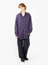 Cotton & Cashmere Work Shirt Purple