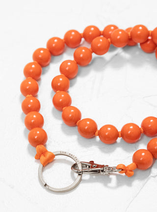 Big Pearls Long Keyholder Orange by INA SEIFART | Couverture & The Garbstore