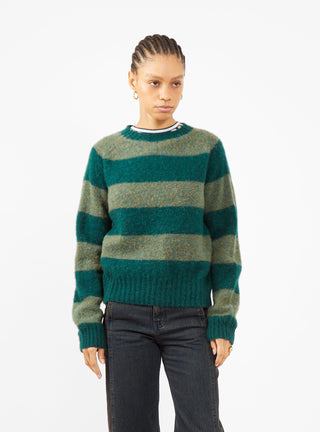 Jets Sweater Green Stripe by YMC | Couverture & The Garbstore
