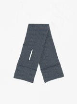 Slot Scarf Blue Stripe by YMC | Couverture & The Garbstore