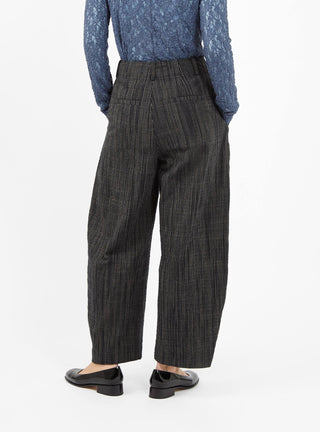 Bari Crop Trousers Midnight Blue Pin Stripe by Apiece Apart | Couverture & The Garbstore