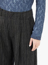 Bari Crop Trousers Midnight Blue Pin Stripe